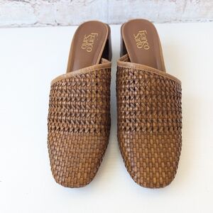 Coconuts by Matisse Brown Woven Mules
